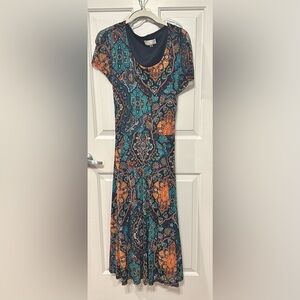 Robbie Bee Multicolor Patterned Dress